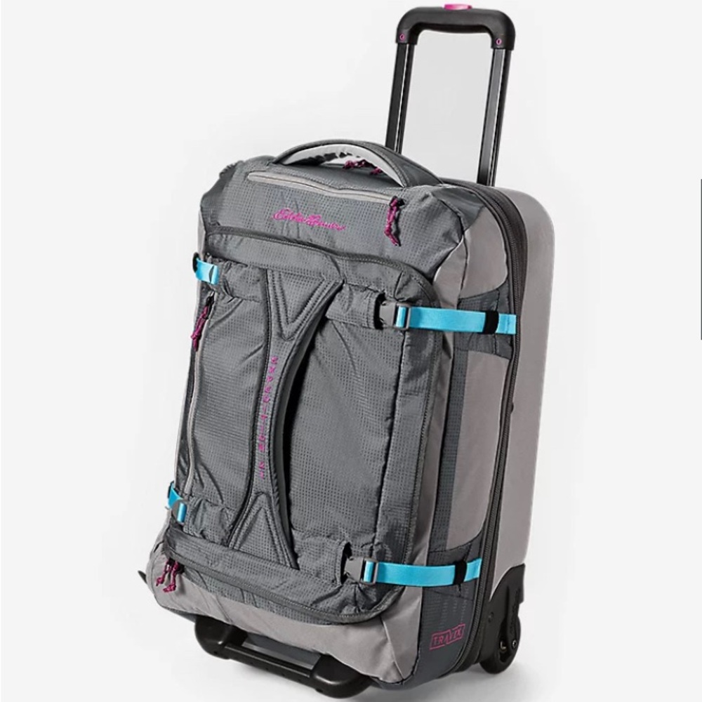 Eddie Bauer Expedition Drop Bottom Rolling Duffel Carry On